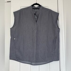 Figs Graphite Rafaela Top